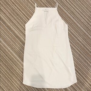Amanda Uprichard White lined Sleeveless Dress